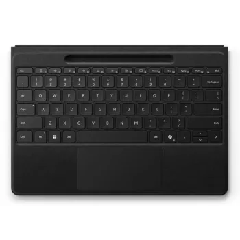 Kryt klávesnice Microsoft Surface Pro Flex – nemecké rozloženie, Bluetooth, integrovaná batéria, čierna, kompatibilný so Surface Pro 11/10/9/8