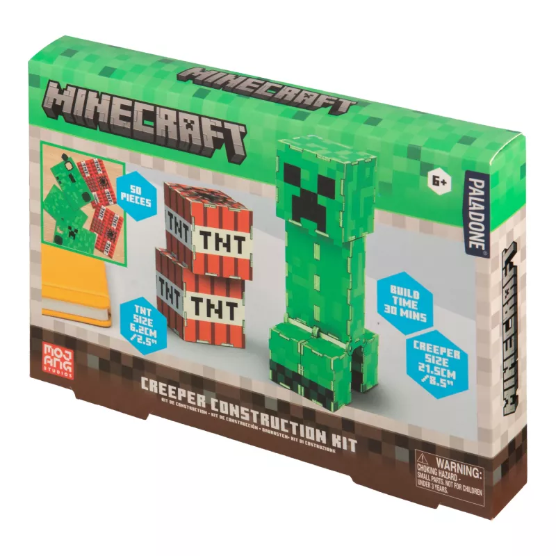 Stavebnica Paladone Minecraft Creeper – zostaviteľná figúrka Creeper sada