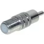 Adaptér F samica na RCA samec ShiverPeaks 85326 – koaxiálny F konektor na RCA audio/video adaptér