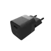 Cestovná USB-C nabíjačka FIXED FIXC25M-C-BK, pevný kábel, 25 W, kompaktná