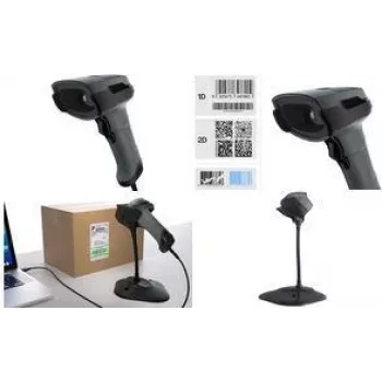 Káblový skener čiarových kódov Safescan 330-W (model 140-0747) — 1D & 2D, pracovná vzdialenosť 3–35 cm