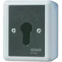 JUNG 833.18 G - kľúčový spínač - 1P - zapojený - čierny - biely - termoplast - IP44