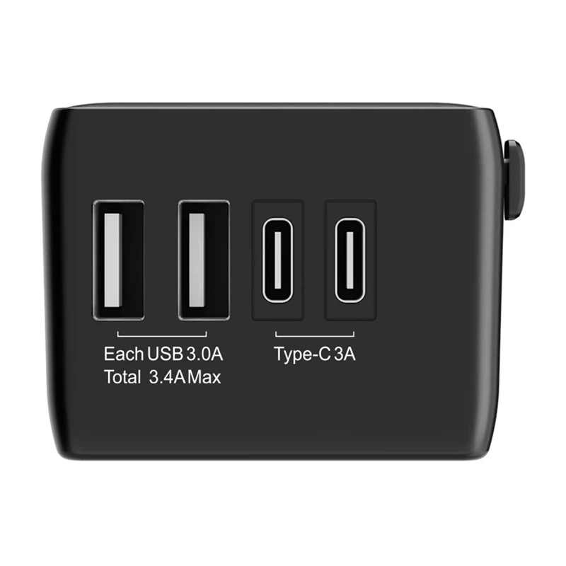 Cestovný adaptér BlitzWolf BW-TA1 4-in-1 s 2× USB PD 20W konektormi