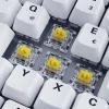 Sharkoon SKILLER SGK50 S3 PBT klávesnica herná USB QWERTZ nemecká biela