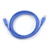Gembird - USB kábel - USB Type-A (M) na USB Type-B (M) - USB 3.0 - 1,8 m - liata - modrý