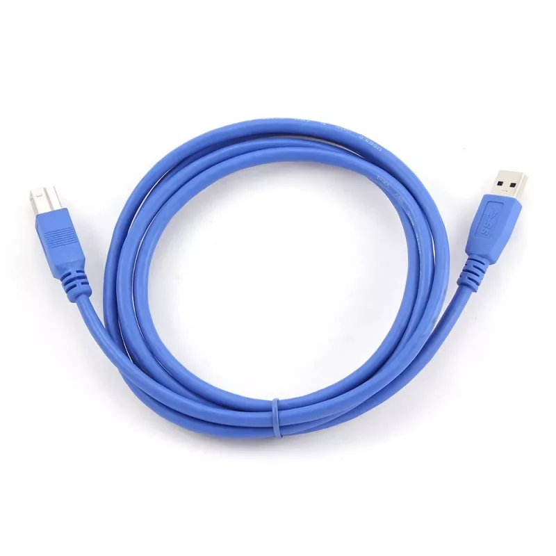Gembird - USB kábel - USB Type-A (M) na USB Type-B (M) - USB 3.0 - 1,8 m - liata - modrý