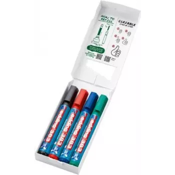 Flipchartové fixky Edding 383 1,0–5,0 mm triedené farby 4 kusy