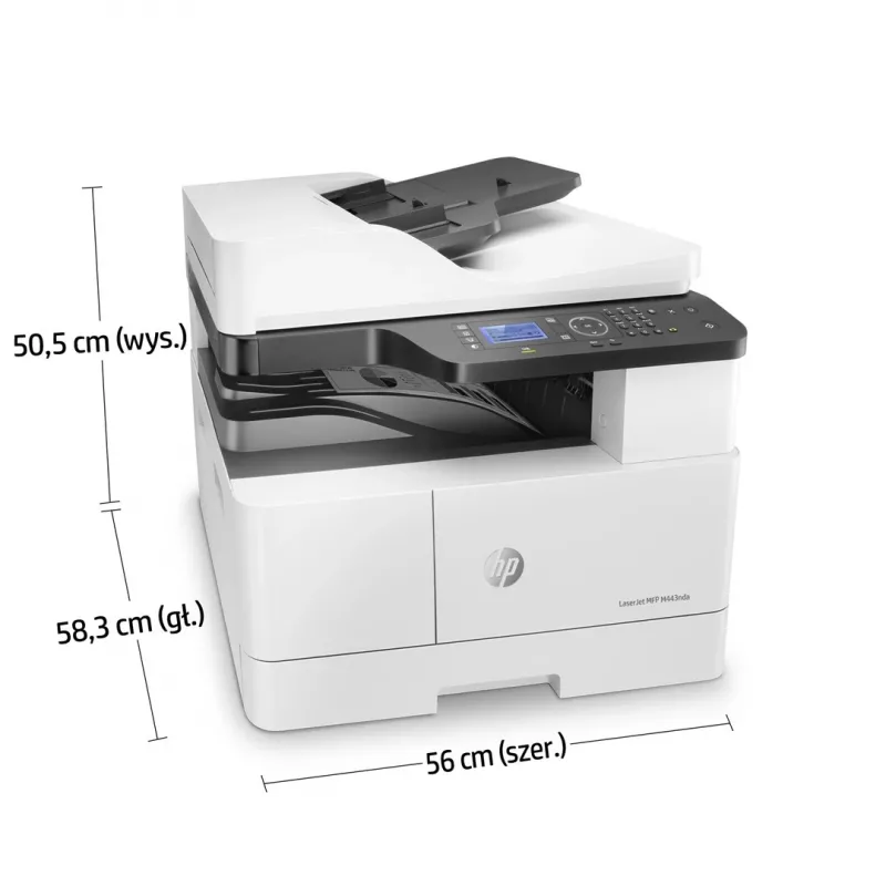 All-in-One tlačiareň HP LaserJet M443nda laserová A3 1200 x 1200 DPI 24 str./min