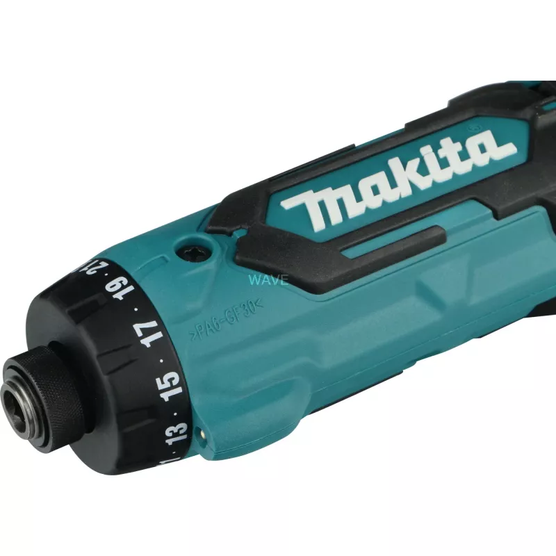 Makita DF012DZ akumulátorový vŕtací skrutkovač čierny