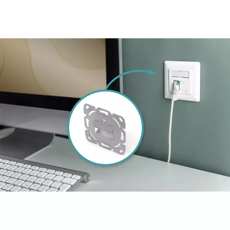 Kryt pre multimediálne/keystone moduly Digitus DN-93831-1