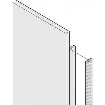 Schroff 21101853 EMC textilné profilové tesnenie, 3U, 10 ks