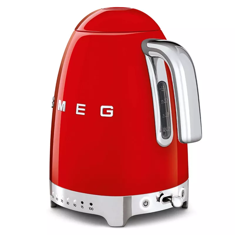 Rýchlovarná kanvica Smeg 1,7L 2400W červená