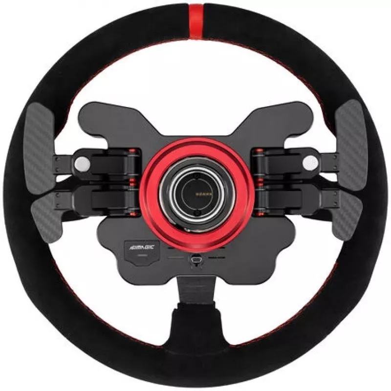 Simagic volant GT1-SR Alcantara — GT1-SR(ALCANTARA) veniec pretekárskeho volantu, poťah Alcantara