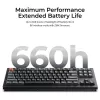 Mechanická klávesnica Keychron V3 Ultra 8K — káblová & Bluetooth, QWERTY rozloženie, RGB LED, čierna