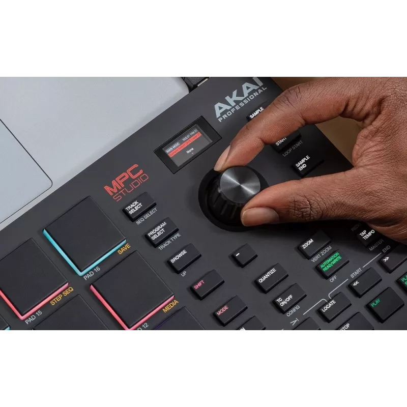 MIDI Studio Controller AKAI MPC Studio MK2 s 16 padmi, LCD, RGB podsvietenie, USB-MIDI, šírka 305 mm