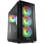 PC skriňa Sharkoon TG6M RGB Tower čierna