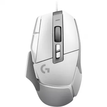 Herná myš balenie Logitech G G502 X s G240 tvrdá herná podložka pod myš — pravácka, optická 25600 DPI, USB Type-A, 13 tlačidiel, biela
