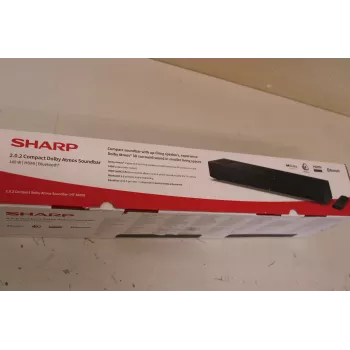 Sharp HT-SB700 2.0.2 kompaktný Dolby Atmos soundbar – 140 W, Bluetooth, bezdrôtový, čierny