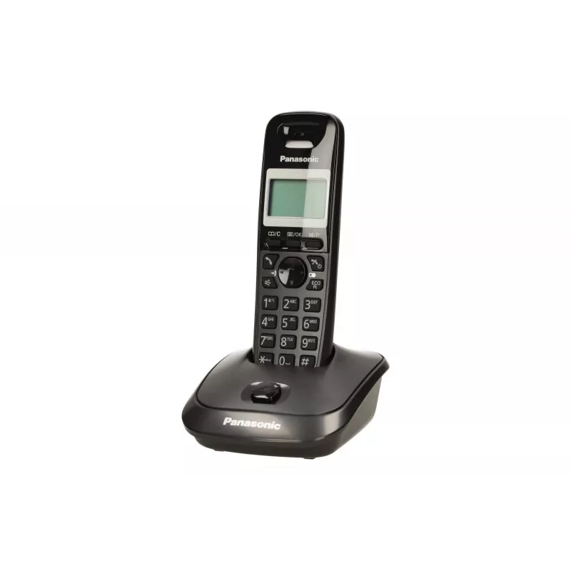Panasonic KX-TG2511 DECT telefón čierny s zobrazením čísla volajúceho