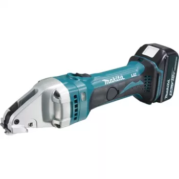 Akumulátorové plechové nožnice DJS161RTJ, 18 Volt (modrá/čierna, 2x lítium-iónová batéria 5,0 Ah, v MAKPAC veľkosť 2)