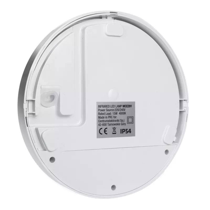 LED lampa MACLEAN MCE291W s IR pohybovým senzorom, 10 W, 3000 K