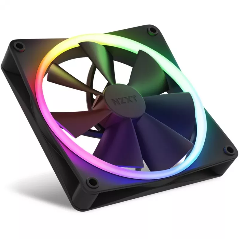 NZXT F140 RGB TWIN ventilátor 14 cm čierny 500-1800 RPM Fluid Dynamic Bearing