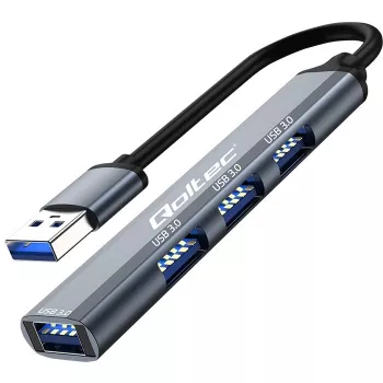 HUB adaptér USB 3.0 4in1, 4x USB 3.0