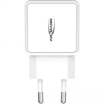 ANSMANN HC218PD - napájací zdroj - 18 W - 3000 mA - PD, QC 3.0 - 2 výstupné porty (USB, USB-C) - biely (1001-0111)