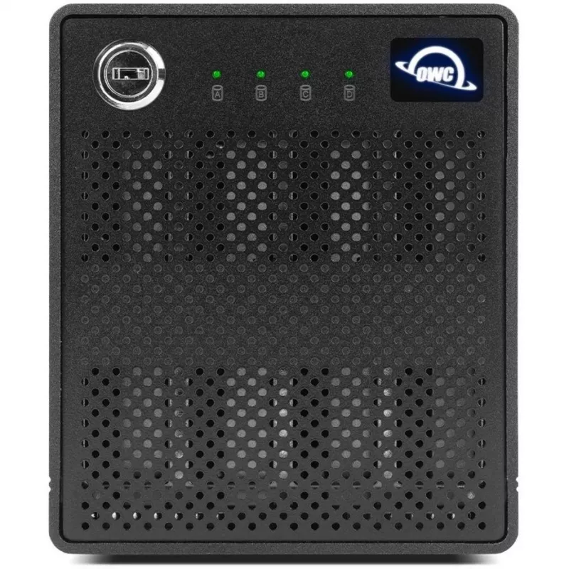 ThunderBay 4 mini, puzdro na disky čierne, profesionálne 4-diskové HDD/SSD Thunderbolt-3 puzdro