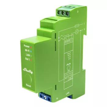 Shelly Pro Dimmer 1 DIN lištový smart spínač, 1-kanálový