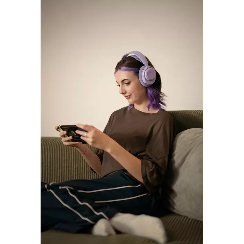 Steelseries Arctis Nova 3P Wireless bezdrôtová náhlavná súprava pre PlayStation, Levander