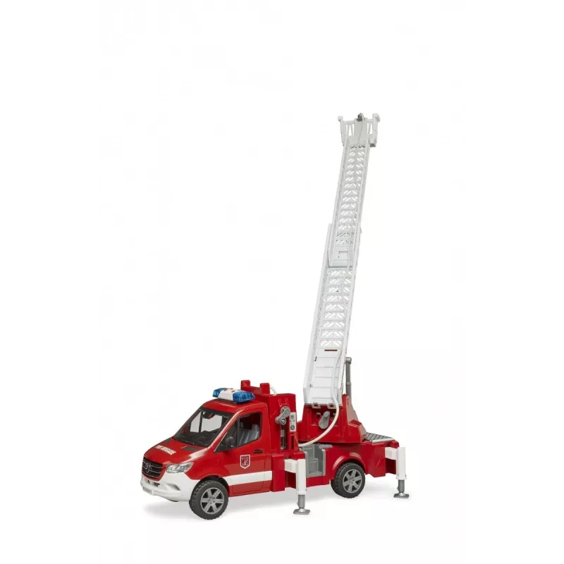 Hasičské auto BRUDER 02673 červené biele ABS plast 4 roky