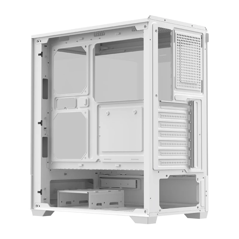 Počítačová skriňa DarkFlash C365 (biela) kompatibilná s ATX/mATX/Mini-ITX