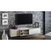 Cama TV skrinka SIGMA1 180 dub Sonoma/biela lesklá