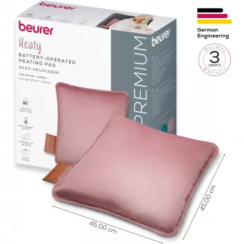 Beurer HK 77 Heaty blush-rose levanduľový zamatový poťah (20074)