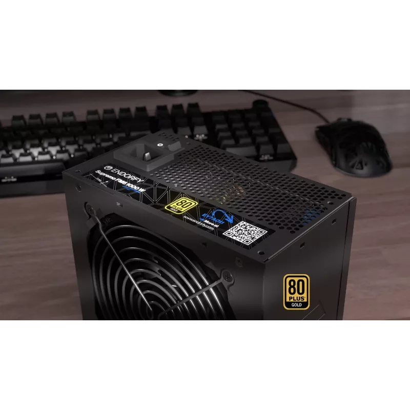 Napájací zdroj Endorfy Supremo FM6 1000W, 80 PLUS Gold, ATX 3.1, modulárny, čierny