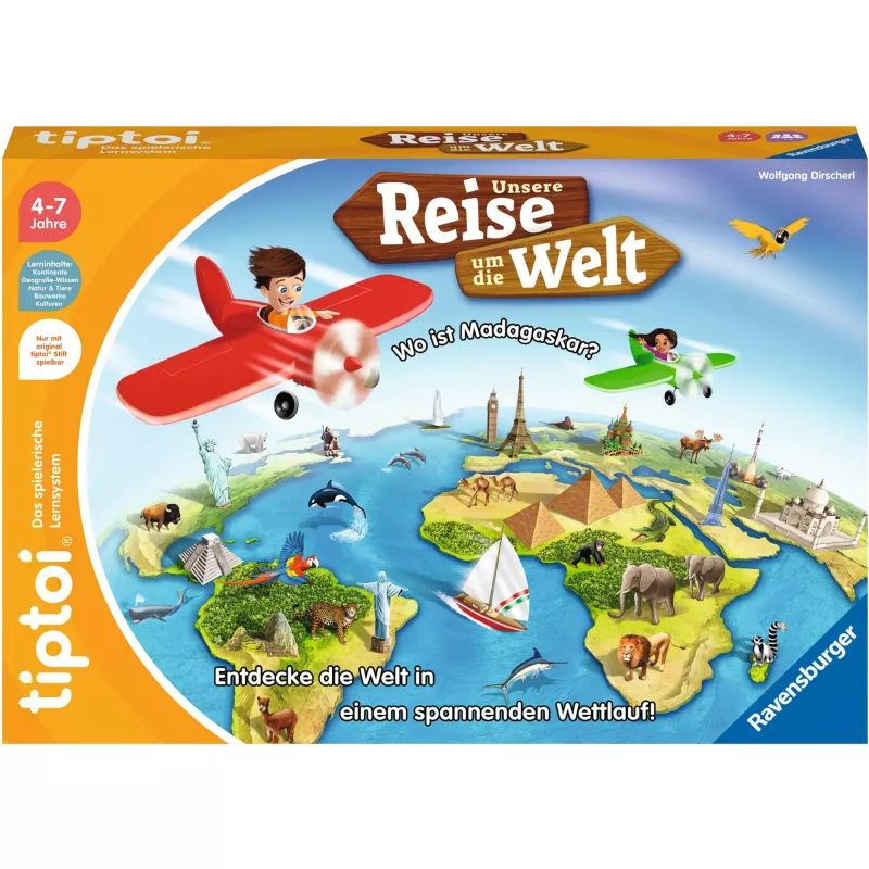 tiptoi Unsere Reise um die Welt, spoločenská hra