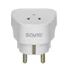 SAVIO AP-01 cestovný adaptér, US zásuvka – EU konektor
