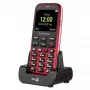 Doro Primo 368 mobilný telefón, 2,3 palca, 3 MP, 1000 mAh, červený
