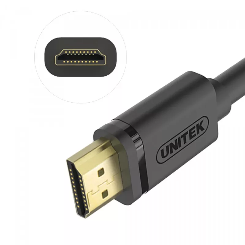 UNITEK Y-C137M HDMI kábel 1,5 m HDMI typ A (štandard) čierny