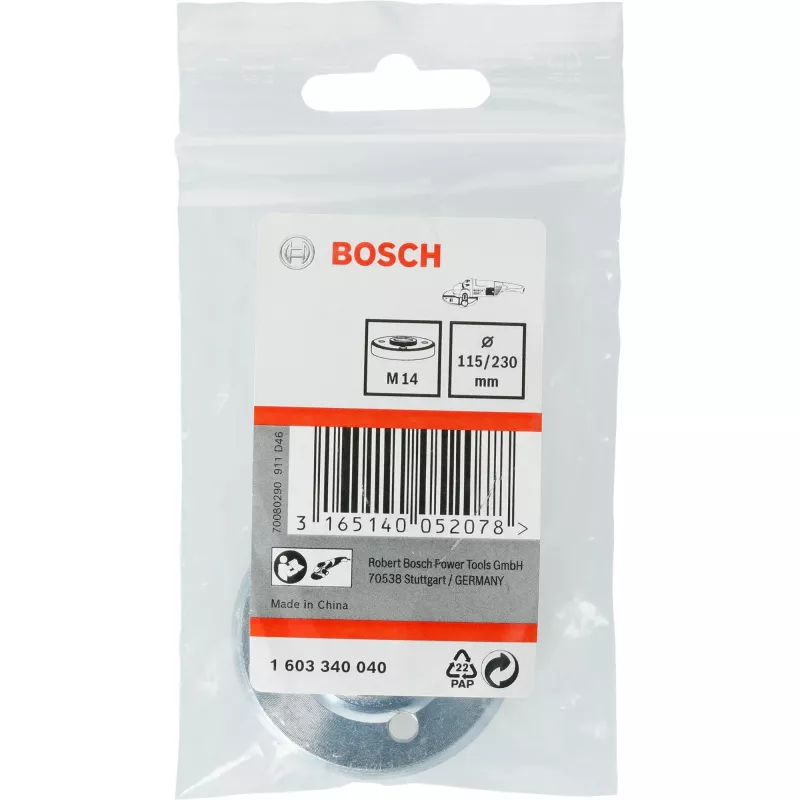 Bosch poistné matice, prírubová matica, Bosch, strieborná, kov