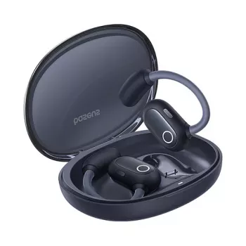 Baseus Eli Sport 1 Open-Ear TWS Cosmic čierny USB kábel