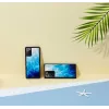 Ochranné puzdro iKins pre Samsung Galaxy Note 20 — Blue Lake a čierna, tenké puzdro