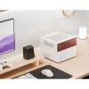 Micro-Tower počítačová skriňa Jonsbo N4 BIELA Mini-ITX s tvrdeným sklom
