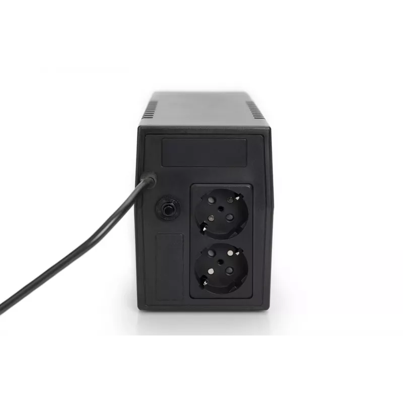 UPS DIGITUS DN-170063-B Line-Interactive 600 VA / 360 W, AVR, LCD, 2x Type-F výstupy, 7-Ah batéria