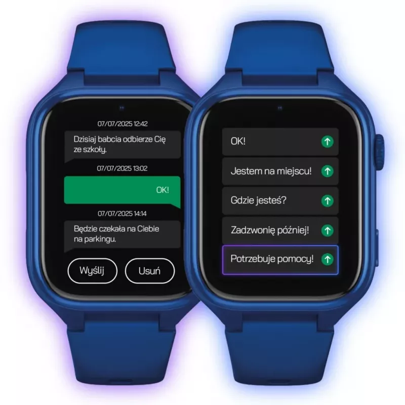 Smartwatch Stelio Junior 4G ST-SWJ101-NB – 4G detské hodinky, tmavomodré