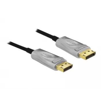 DeLOCK - DisplayPort kábel - DisplayPort (M) na DisplayPort (M) - DisplayPort 1,4 - 15,0 m - podporuje 8K UHD (7680 x 4320) - čierny (85886)