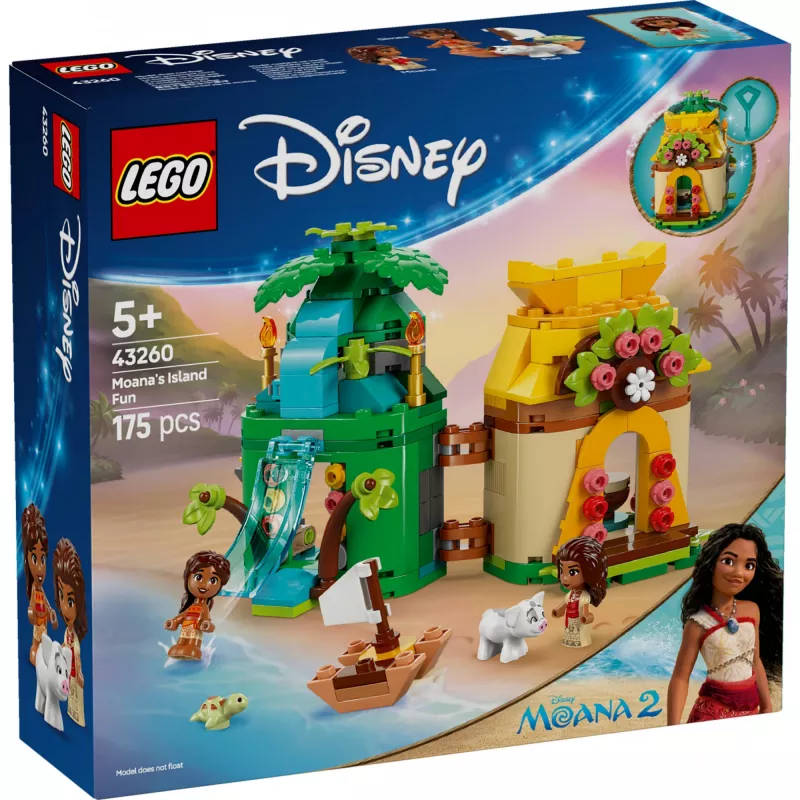 LEGO DISNEY 43260 Moana a zábava na ostrove