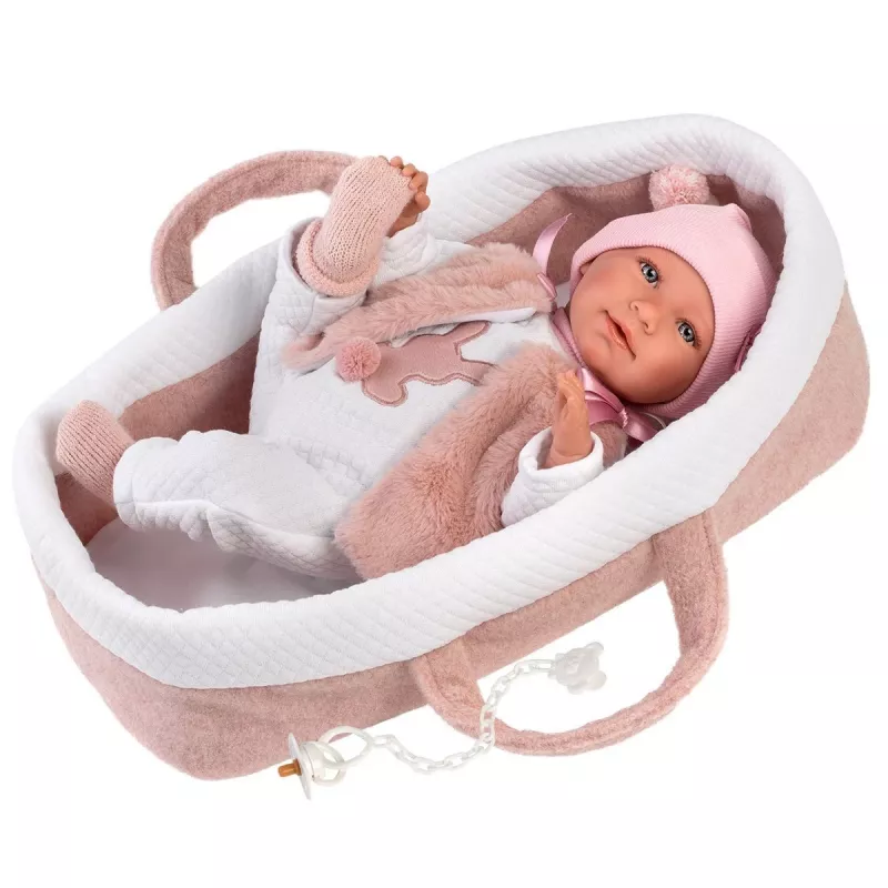 Llorens Mimi Rosa 42 cm — Llorens 74012, vinyl a textil, pohyblivé končatiny