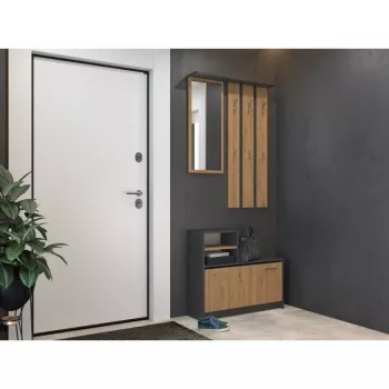 Šatníková skriňa top e shop GAR ANT/ART s 1 otočnými dverami, 850×240×1600 mm